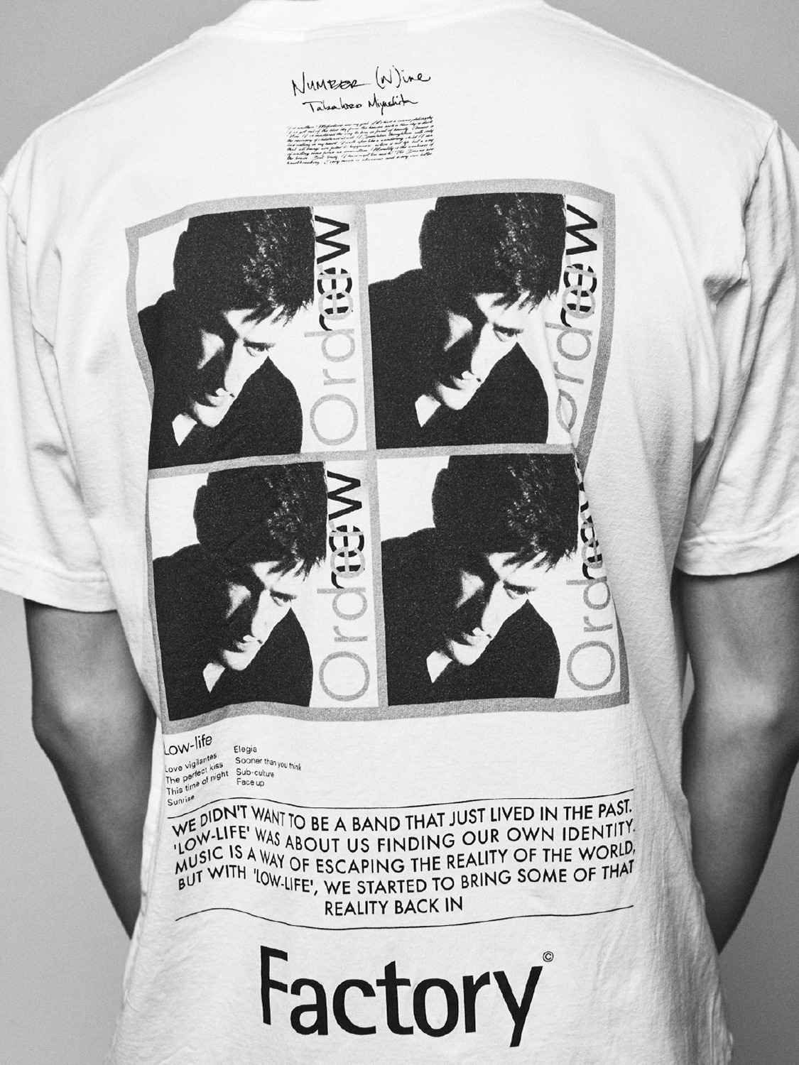 T-SHIRTS | New Order Ver.1 | NUMBER(N)INE by Takahiro Miyashita