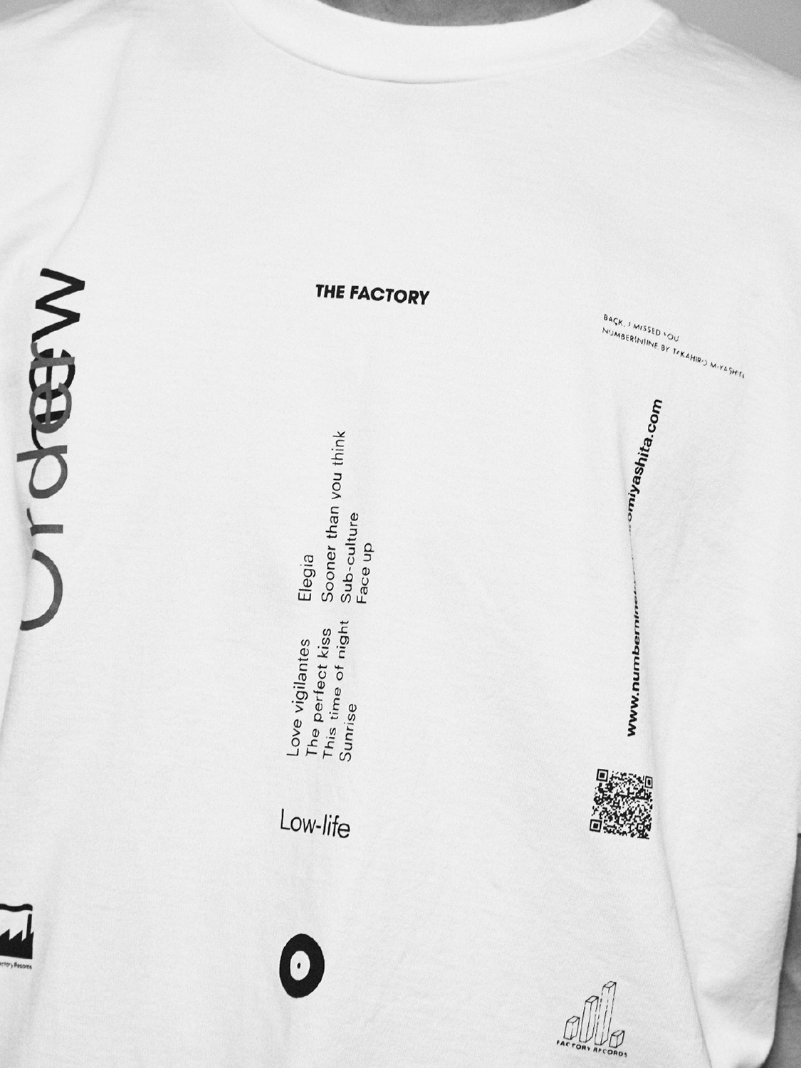 T-SHIRTS | New Order Ver.1 | NUMBER(N)INE by Takahiro Miyashita